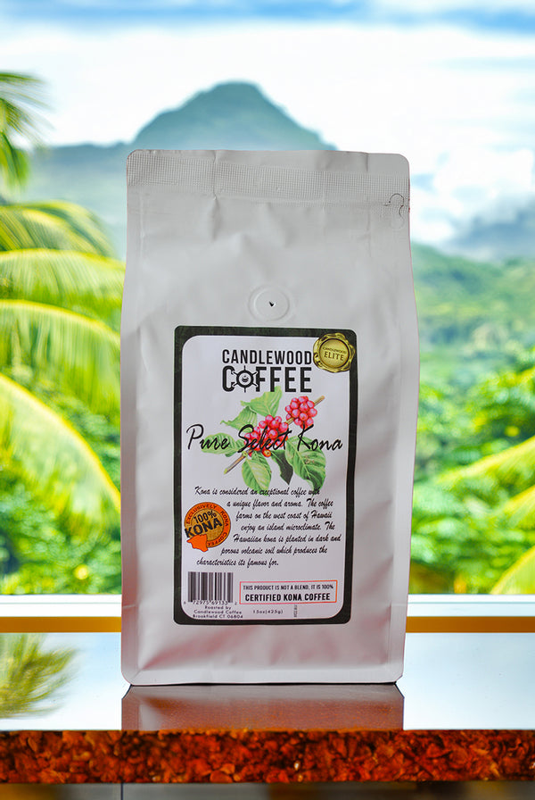 Pure Kona 100% | Medium Roast | 100% Premium Arabica | Whole Bean Coffee