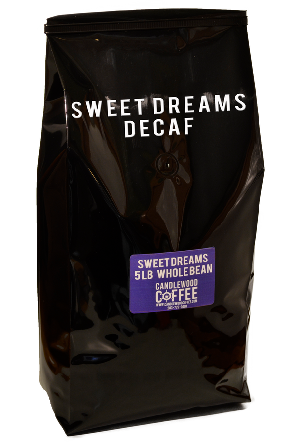 Decaf Coffee | Sweet Dreams | Medium Roast | 5lb Whole Bean