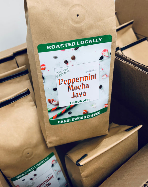 Peppermint Mocha Coffee - Whole Beans / Ground - 1LB