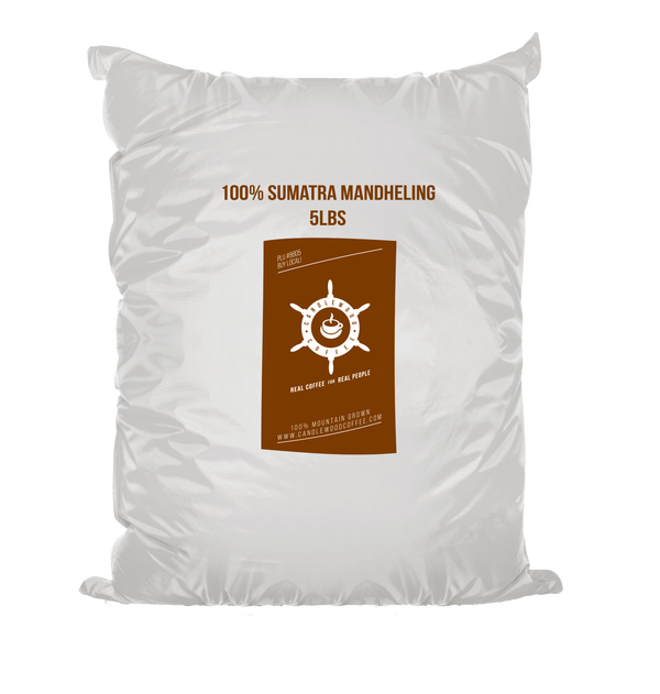 Candlewood Coffee_ - _Wholesale Bulk | Sumatra Manheling | Dark Roast | 5lb Whole Bean